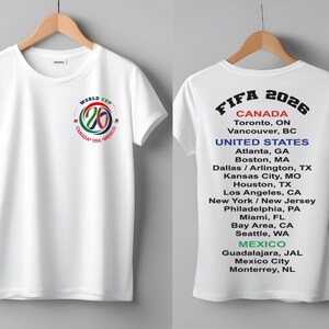 World Cup 2026 T-Shirt PNG, fifa2026 png, Soccer FIFA Tee, United States Canada Mexico Transparent PNG Designs trendy shirt design image 5