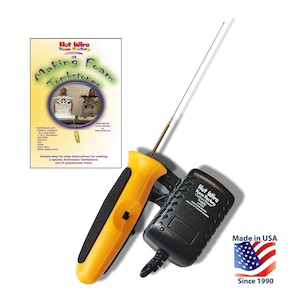 USA MADE 4-Inch Foam Cutting Hot Knife | Styrofoam/Polystyrene Electric Foam Cutter Kit (#K11)