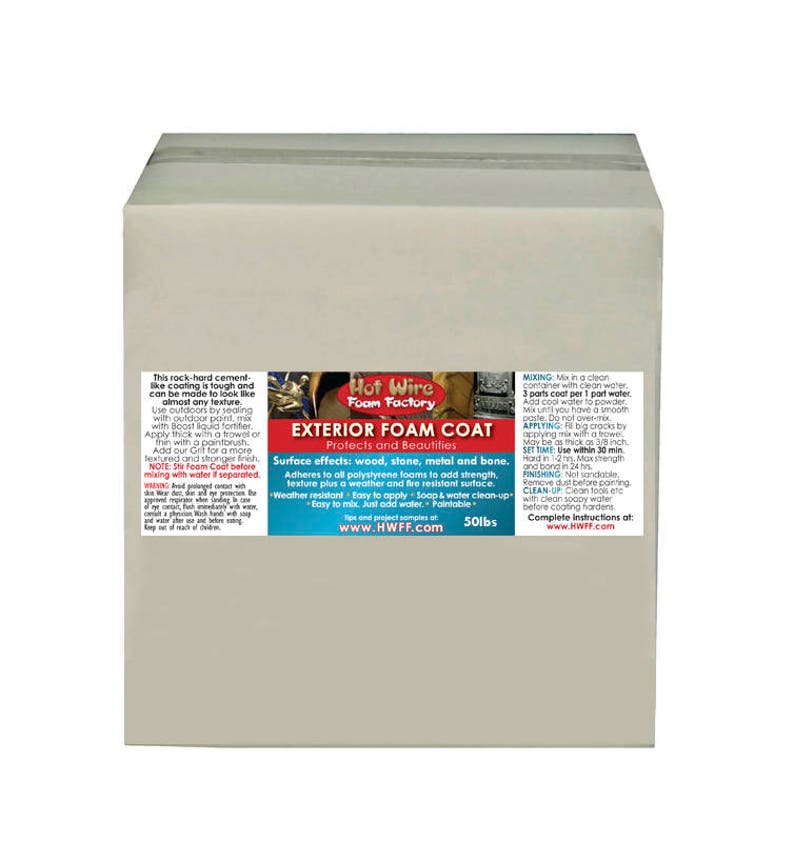 Hot Wire Foam Factory Exterior Foam Coat in Bulk 50 Lbs Etsy