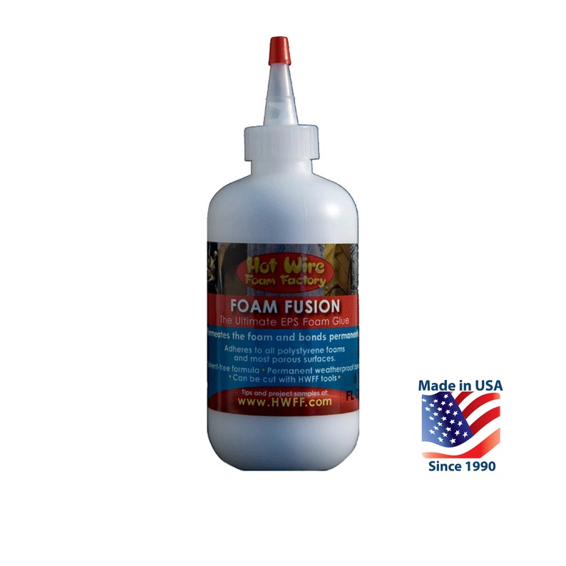 Hot Wire Foam Factory Foam Fusion Glue 8 oz FoamSafe Glue for Etsy