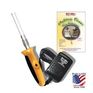 USA MADE 3-Inch Foam Cutting Hot Knife | Styrofoam/Polystyrene Electric Foam Cutter Kit (#K11S)