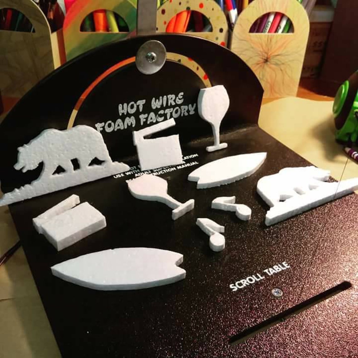 Hot Wire Foam Factory Hot Wire Scroll Table Styrofoam Etsy