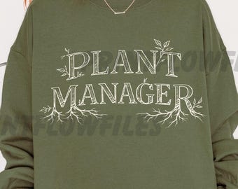 Administrador de plantas SVG PNG, Humor Planta en maceta Jardín Raíces orgánicas Diseño digital para camiseta