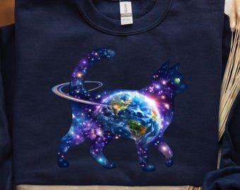 Cats in Space PNG: Cosmic Digital Art for Cat Lovers (Digital Download)