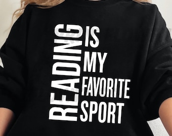 Reading Is My Favorite Sport svg png, Book Lover Design Png Svg, Funny Reading Quote, Funny Book Lover svg, Book Nerd png, Librarian svg