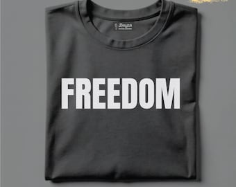 Freedom PNG SVG | Freedom T-Shirt Graphic | Cricut Cut File & Sublimation File, 300 DPI | (Digital Download)