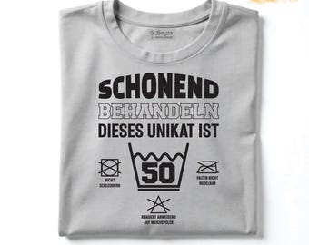 Schonend Behandeln Birthday Png, Svg, Birthday Shirt Design DTF Cut File Cricut & Silhouette