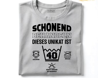 Schonend Behandeln Birthday Png, Svg, Birthday Shirt Design DTF Cut File Cricut & Silhouette