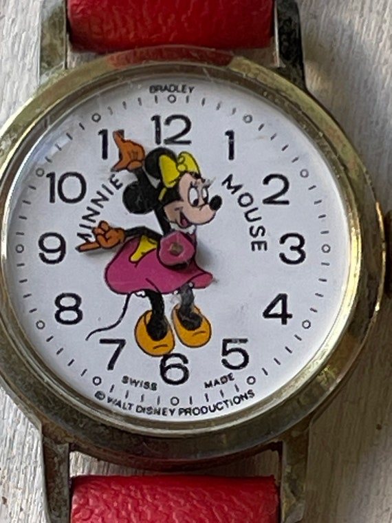 Vintage 1970s Minnie mouse, Bradley watch