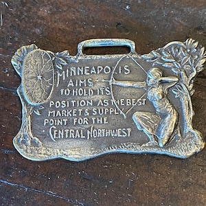 Antique turn of the century medal