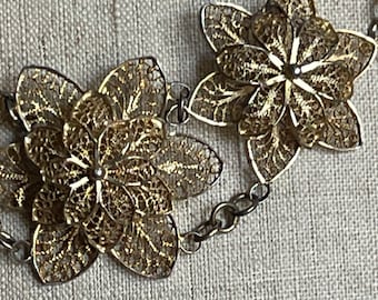 Vintage filagree handmade necklace