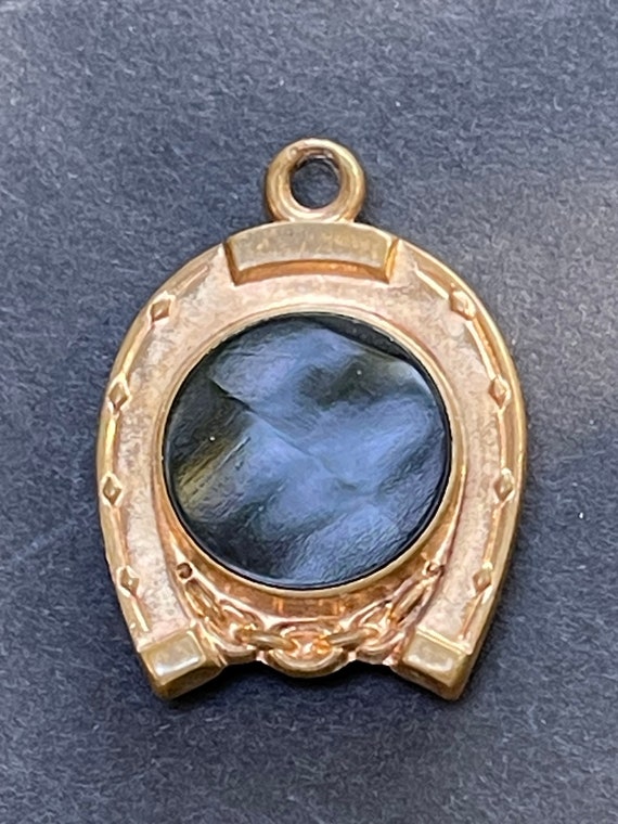 Antique Victorian horseshoe fob - image 2