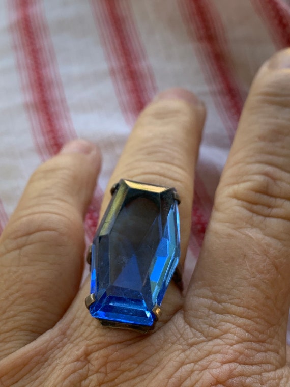 Art Deco sterling ring