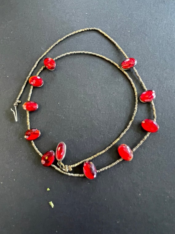 Antique Czech necklace