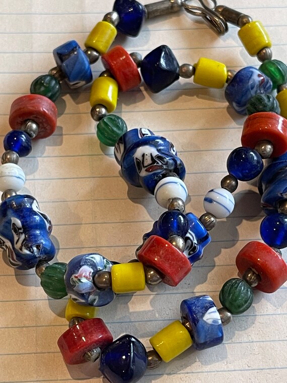 vintage glass bead glass Gem