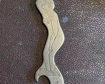 vintage mermaid advertising bottle opener
