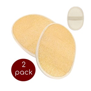 Loofah Body Scrub Pads (Set of 2) | Natural Fiber Exfoliation