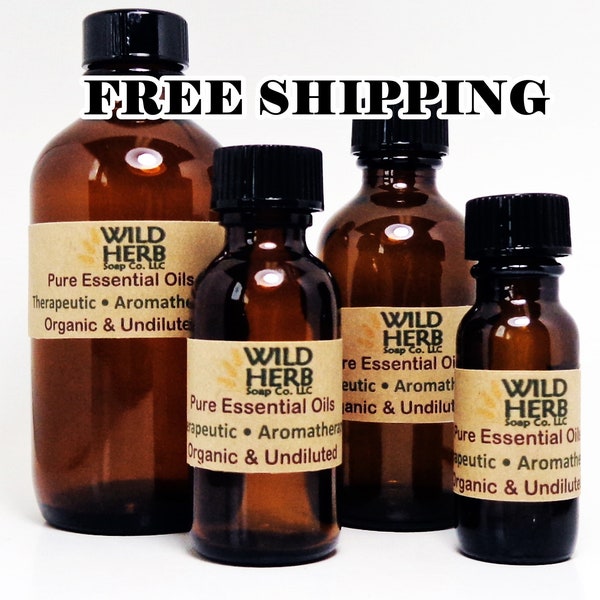 1 oz ORGANIC ESSENTIAL OILS ~ Choose Scent | Fast Free Shipping | Distiller Direct Oil | Highest Quality - Therapeutic / Aromatherapy Grade