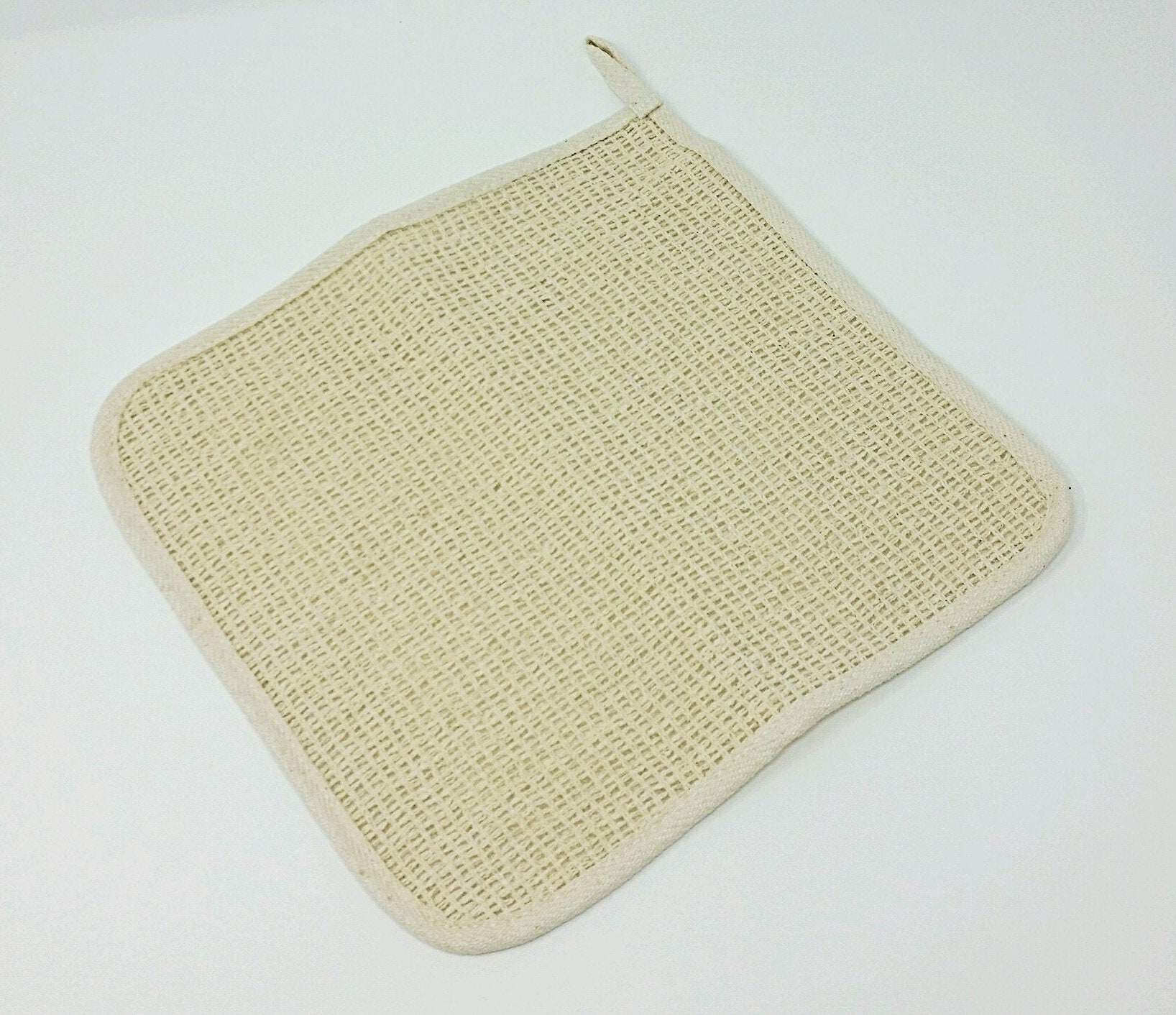 2 SISAL WASH CLOTHS Natural Agave Fiber for Exfoliating Etsy