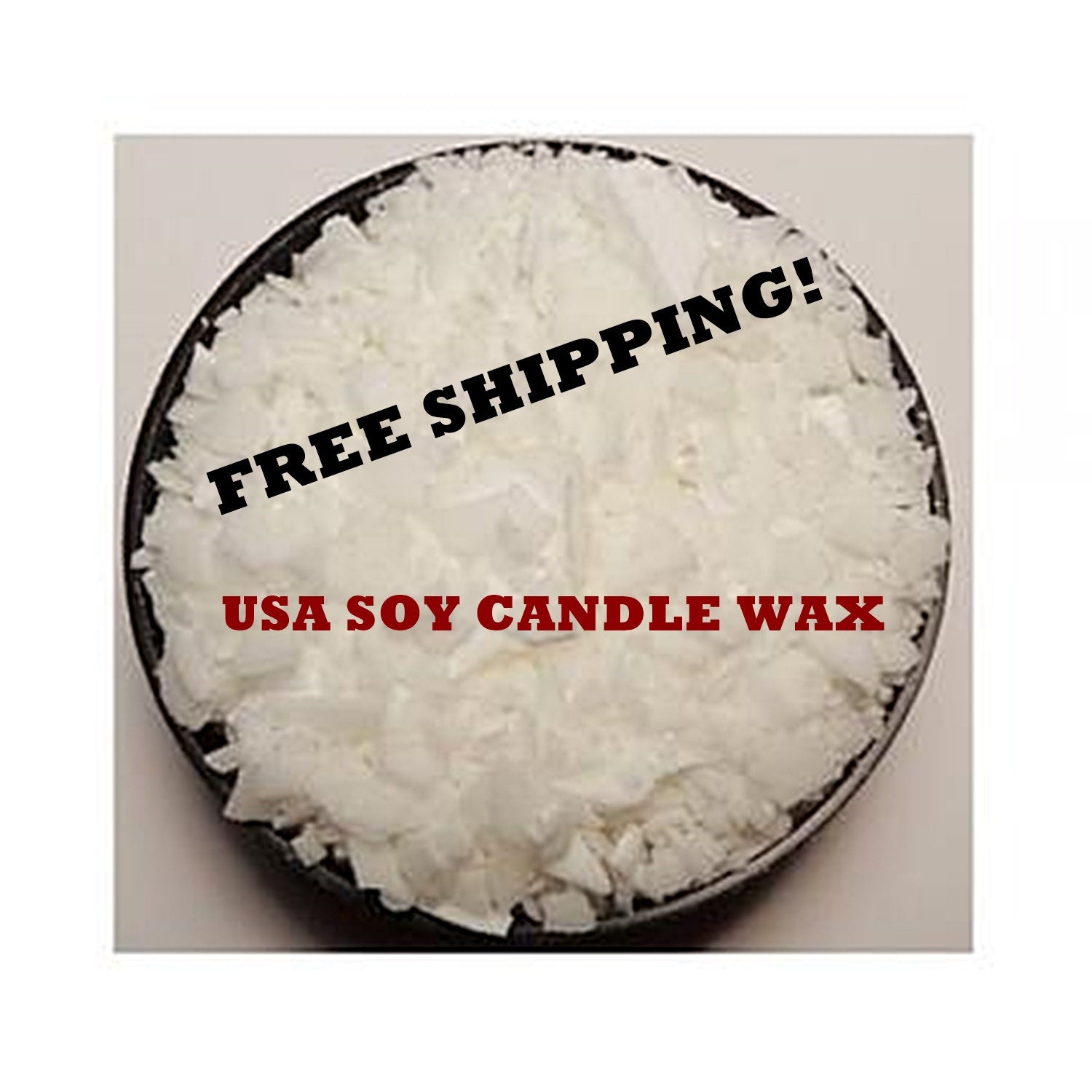 100% Natural SOY WAX 1, 2, 5, 10, 15, 50 Lbs SOY Candle Wax Flakes Pellets  Candle Making Supplies Wholesaler Bulk Saving/free Shipping 