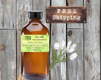 ORGANIC TEA TREE Distiller Direct Essential Oil | Melaleuca Pure Therapeutic Aromatherapy Grade | Wholesale Pricing |Bulk Sizes | Wild Herb