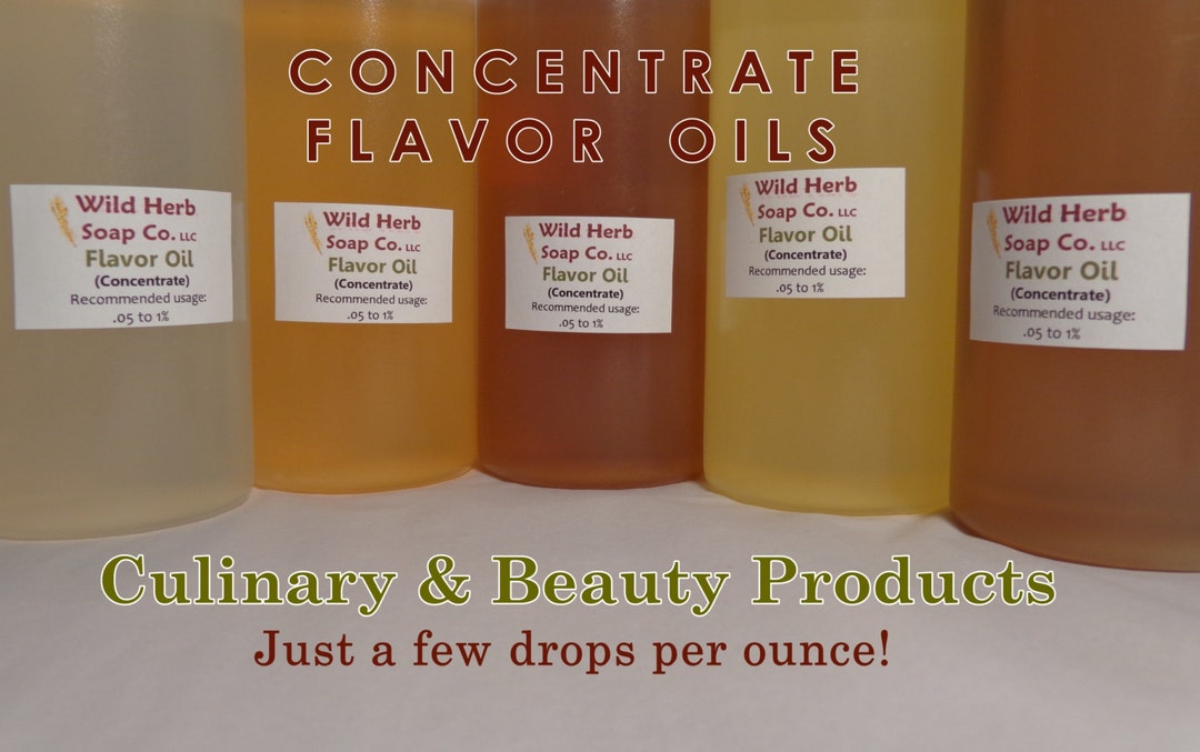 CONCENTRATE Flavor Oils Variety of Flavors, Sizes DIY Lip Balm, Lip