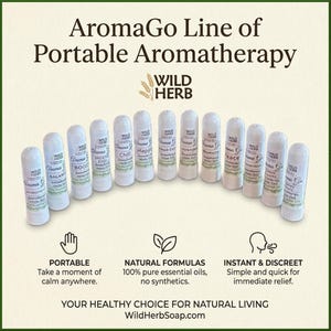 3 AROMATHERAPY INHALER STICKS Pocket Travel Size