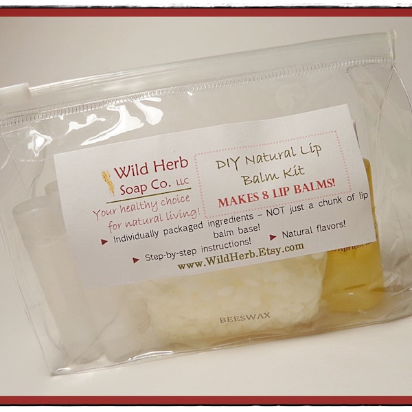 Diy Lip Balm Kit Etsy