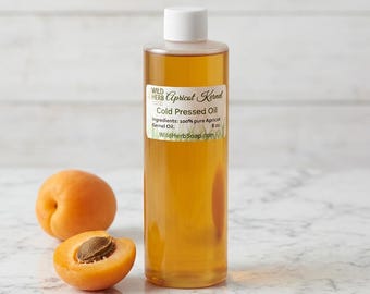Organic Apricot Kernel Oil, Bulk Sizes for Soap & Skincare