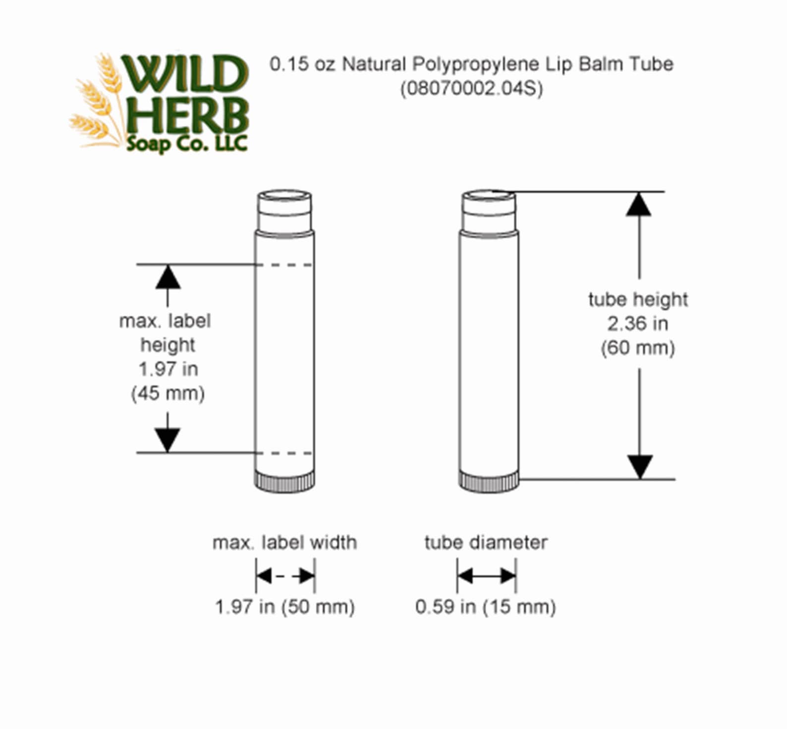 Lip Balm Tubes & Caps Fast, Free Shipping Choose Quantity Bulk Lots