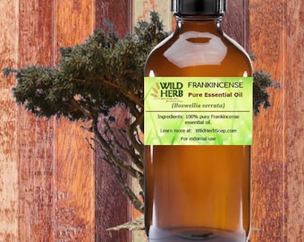 FRANKINCENSE ESSENTIAL Oil (Boswellia serrata)|Organic Distiller Direct | Pure Natural Oils Therapeutic Aromatherapy Soap Lotion Making
