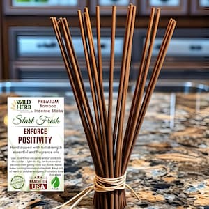 Crisp Sea Salt Incense Sticks - Aromatherapy Meditation, 10 Pack