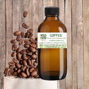 COFFEE CO2 Extract Oil NO Alcohol Content! | 100% Pure Certified Organic Distiller |Beauty Serums, Flavor, Cooking, DIY Crafts Body Products