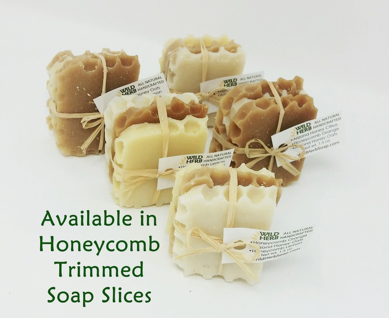 Organic Soap Set: Travel Size Creamy, Rich Lather Unique Gift or Stocking Stuffer Party Favor, Aromatherapy Bath Decoration, Tester image 7