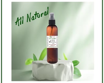 May include: A brown glass bottle with a spray nozzle filled with a natural insect repellent. The bottle label reads "Wild Herbs" and "Insect Repellent". The label also states "All Natural" and "Don't let bugs ruin your time outdoors!"