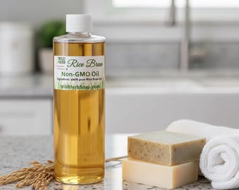Rice Bran Oil Healthy Topical Soap Lotion Scrub Body Moisturizer Base