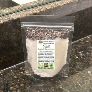 AROMATHERAPY Bath Salts Skin Softener Hydrating Moisturizer Spa Session Soak Your Body in Bath Tub After Long Day | Party Shower Favor Treat