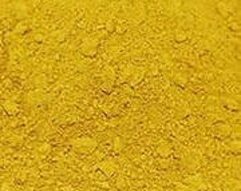 YELLOW Natural Oxide Pigment Color (Matte Powder Colorant) SIZES: 1/2 oz, 1 oz, 2 oz. Color your cold process soap