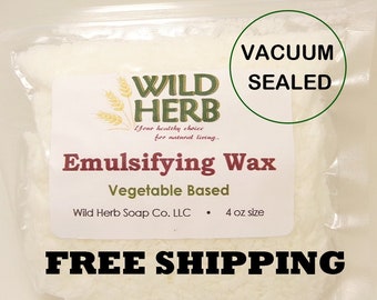 Vegetable Based Emulsifying Wax NF Flakes | Bulk Sizes, Wholesale Prices | Make Lotion | Natural Thickening Agent | Fast, Free Shipping