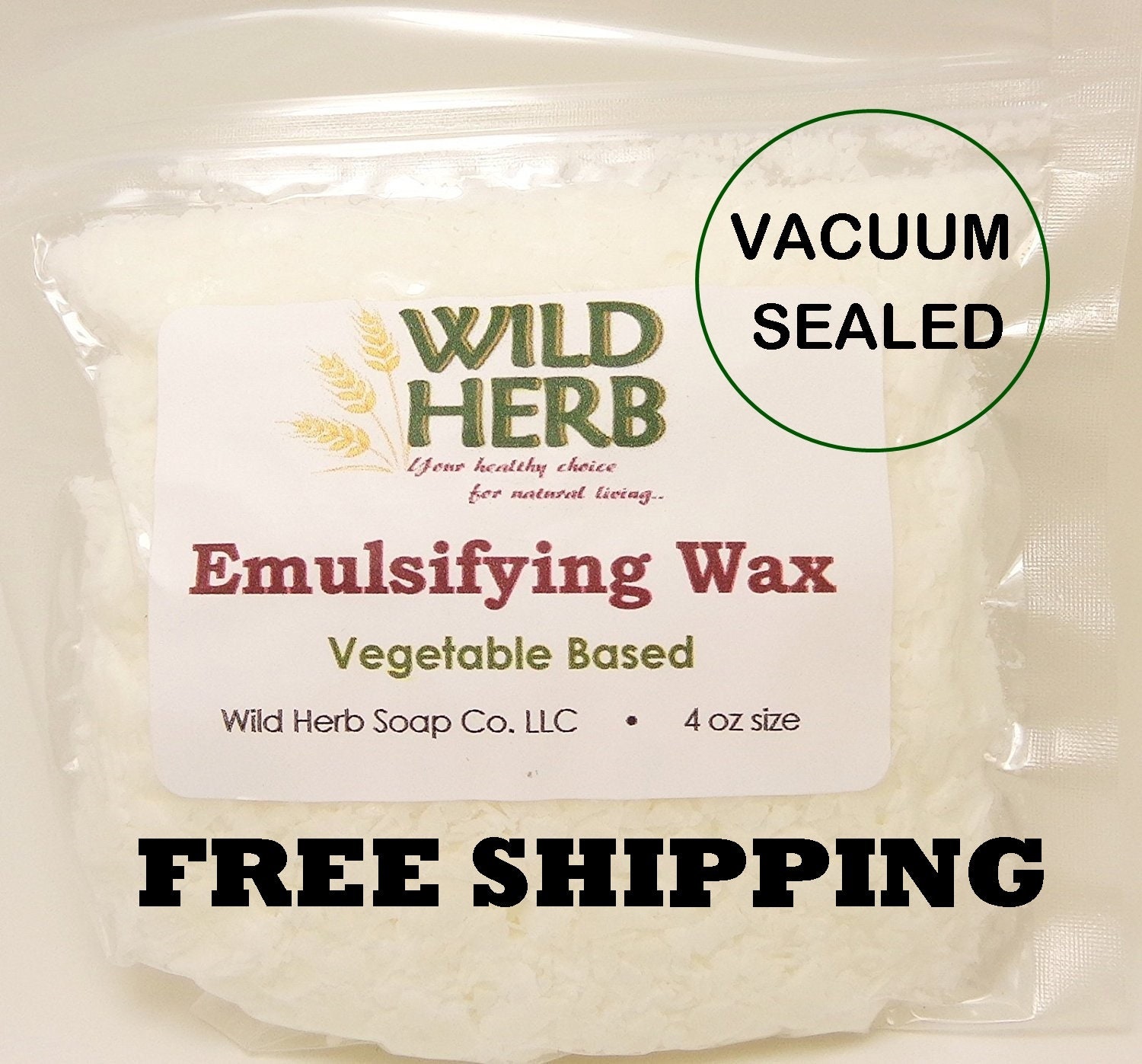  16 OZ / 1 LBS EMULSIFYING WAX NF POLYSORBATE 60 PURE POLAWAX  100% PURE Vegetable Derived Non-toxic 100% Wax pellets