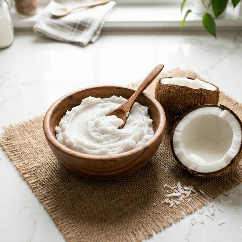 Aceite de coco virgen extra orgánico, aceite portador puro, tamaños a granel imagen 2