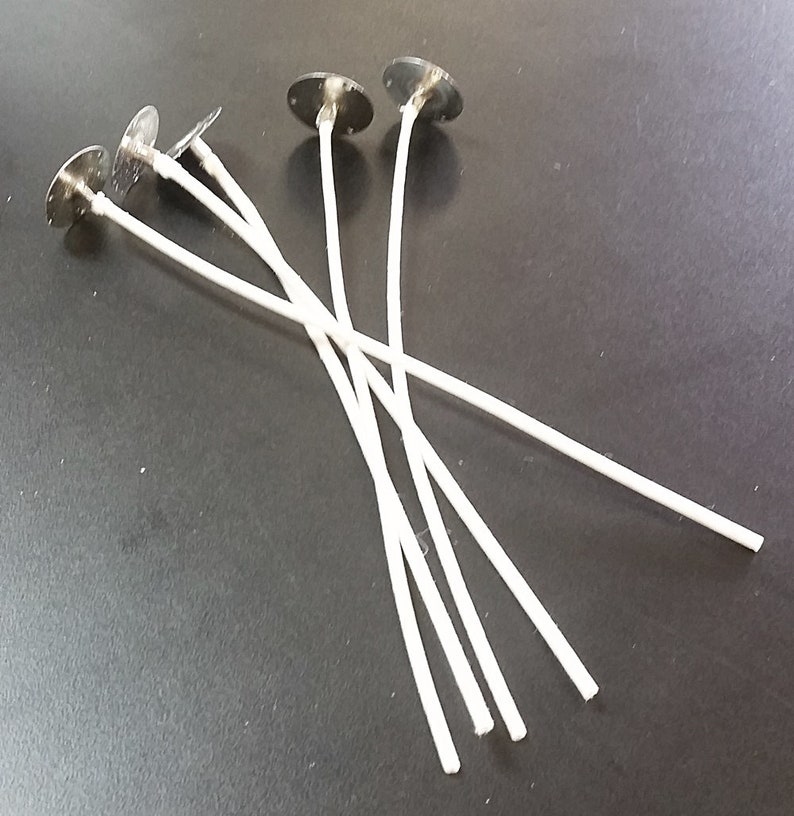 5 ECO CANDLE WICKS 10 6 Pretab set of 5 Natural Etsy