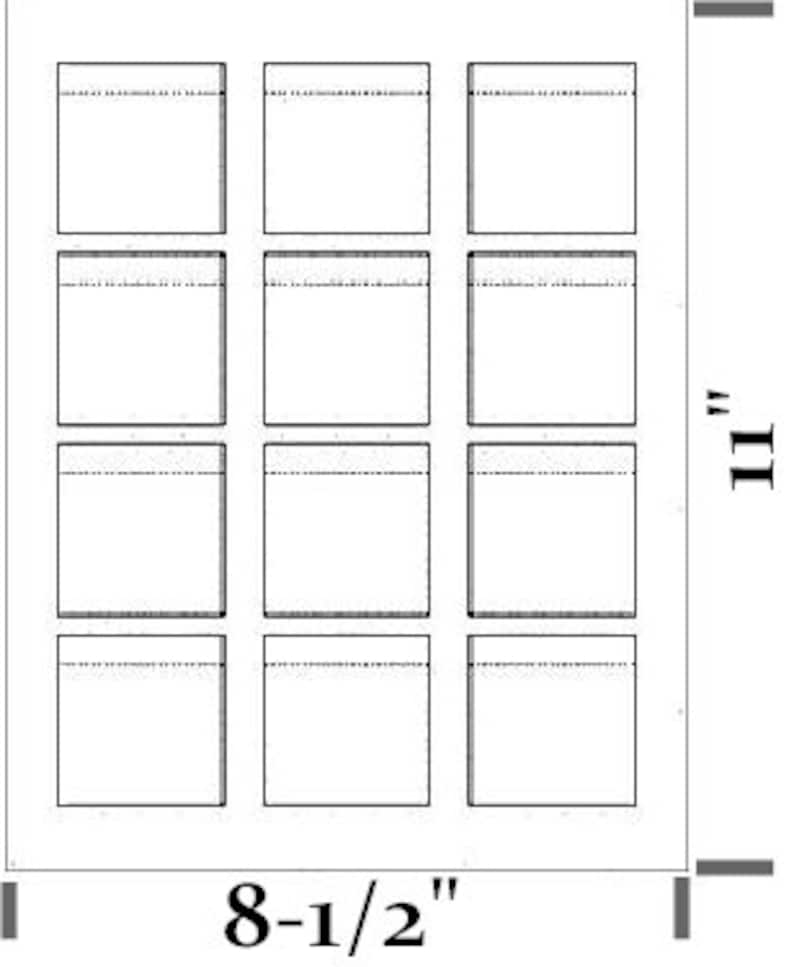 LIP BALM LABELS 12 Labels on 1 Sheet Perforated Fresh Seal Etsy