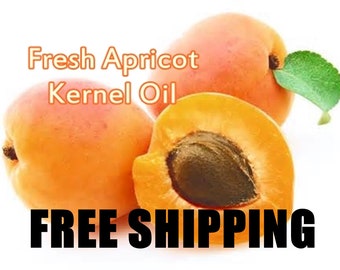 ORGANIC APRICOT KERNEL Oil | Free Shipping + Small to Bulk Sizes | Wholesale Pricing! | Make Soap, Lotion, Massage Oil & Candles |