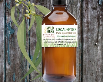 Eucalyptus Globulus Essential Oil Certified Organic Distiller Direct Aromatherapy, Soap Making
