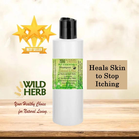 Aloe Oatmeal Anti-itch Dog Shampoo | Natural Pet Liquid Soap - Etsy