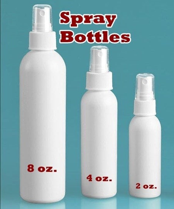 Clear Cylinder Spray Bottles Bulk Pack - 2 oz