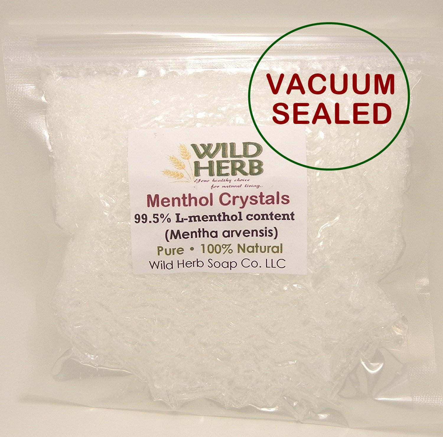 NATURAL MENTHOL CRYSTALS 100 Pure & Organic 4 oz thru 15 lb Etsy