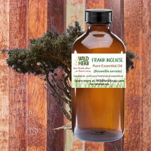 FRANKINCENSE ESSENTIAL Oil (Boswellia serrata)|Organic Distiller Direct | Pure Natural Oils for soap & lotion making, candle fragrance scent