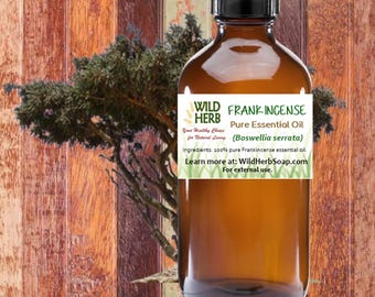 Frankincense Essential Oil (Boswellia Serrata) Certified Organic Distiller Direct